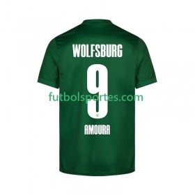 Camiseta VfL Wolfsburg Mohamed Amoura 9 Primera Equipación 2025/2026